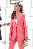 Queen Letizia At AECID - Madrid