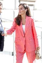 Queen Letizia At AECID - Madrid