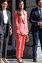 Queen Letizia At AECID - Madrid