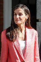 Queen Letizia At AECID - Madrid