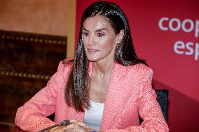 Queen Letizia At AECID - Madrid