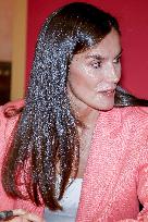 Queen Letizia At AECID - Madrid