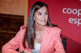 Queen Letizia At AECID - Madrid
