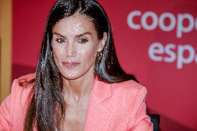 Queen Letizia At AECID - Madrid