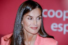 Queen Letizia At AECID - Madrid