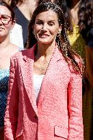 Queen Letizia At AECID - Madrid