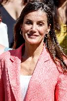 Queen Letizia At AECID - Madrid