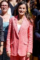 Queen Letizia At AECID - Madrid