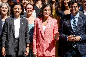 Queen Letizia At AECID - Madrid