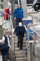 King Juan Carlos Goes Sailing With Pedro Campos - Spain