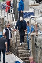 King Juan Carlos Goes Sailing With Pedro Campos - Spain