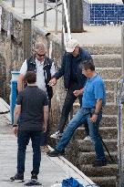 King Juan Carlos Goes Sailing With Pedro Campos - Spain