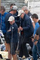 King Juan Carlos Goes Sailing With Pedro Campos - Spain