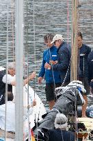 King Juan Carlos Goes Sailing With Pedro Campos - Spain
