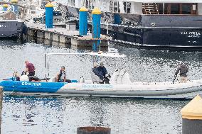 King Juan Carlos Goes Sailing With Pedro Campos - Spain