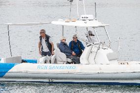 King Juan Carlos Goes Sailing With Pedro Campos - Spain