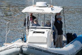 King Juan Carlos Goes Sailing With Pedro Campos - Spain