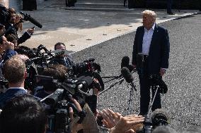 President Trump And Wife Depart White House For Texas - Washington