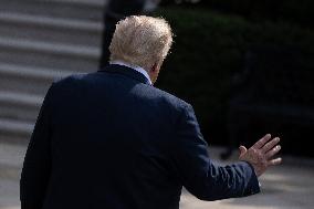 President Trump And Wife Depart White House For Texas - Washington