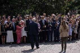 President Trump And Wife Depart White House For Texas - Washington