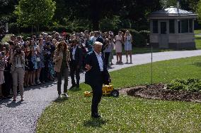 President Trump And Wife Depart White House For Texas - Washington