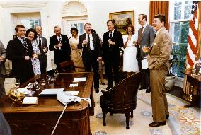 Celebrating Tax Cut Victory