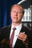 David Gergen Briefs the Press