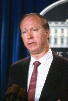 David Gergen Briefs the Press