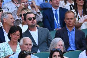 Wimbledon - Leonardo DiCaprio In The Stands