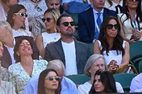 Wimbledon - Leonardo DiCaprio In The Stands