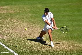 Wimbledon - Semi Final Round - Carlos Alcaraz v Taylor Fritz