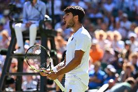 Wimbledon - Semi Final Round - Carlos Alcaraz v Taylor Fritz
