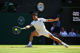 Wimbledon - Semi Final Round - Carlos Alcaraz v Taylor Fritz
