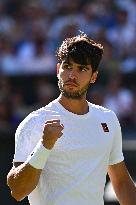 Wimbledon - Semi Final Round - Carlos Alcaraz v Taylor Fritz