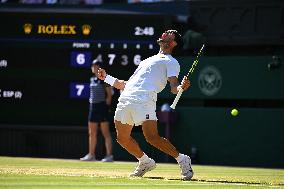 Wimbledon - Semi Final Round - Carlos Alcaraz v Taylor Fritz
