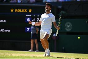 Wimbledon - Semi Final Round - Carlos Alcaraz v Taylor Fritz
