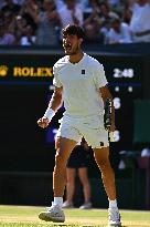Wimbledon - Semi Final Round - Carlos Alcaraz v Taylor Fritz