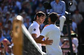 Wimbledon - Semi Final Round - Carlos Alcaraz v Taylor Fritz