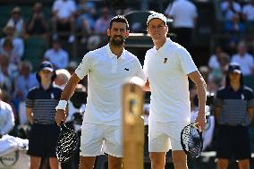 Wimbledon - Semi Final Round - Jannik Sinner vNovak Djokovic