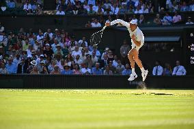 Wimbledon - Semi Final Round - Jannik Sinner vNovak Djokovic