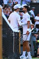 Wimbledon - Semi Final Round - Jannik Sinner vNovak Djokovic