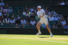 Wimbledon - Semi Final Round - Jannik Sinner vNovak Djokovic