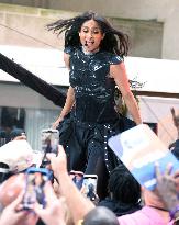 Ciara Performs On NBC's Today - NYC
