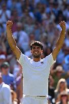 Wimbledon - Semi Final Round - Carlos Alcaraz v Taylor Fritz