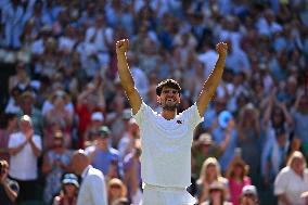 Wimbledon - Semi Final Round - Carlos Alcaraz v Taylor Fritz