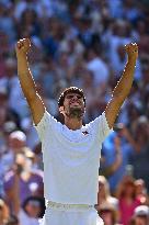 Wimbledon - Semi Final Round - Carlos Alcaraz v Taylor Fritz