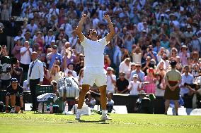 Wimbledon - Semi Final Round - Carlos Alcaraz v Taylor Fritz