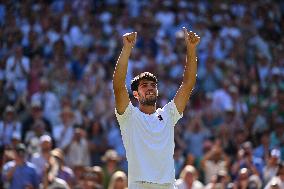Wimbledon - Semi Final Round - Carlos Alcaraz v Taylor Fritz
