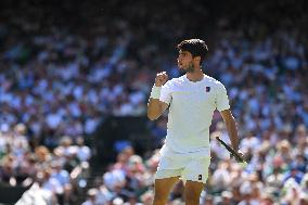 Wimbledon - Semi Final Round - Carlos Alcaraz v Taylor Fritz