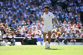 Wimbledon - Semi Final Round - Carlos Alcaraz v Taylor Fritz